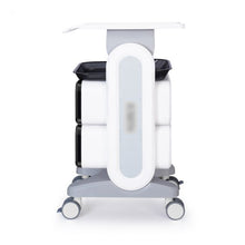 Beauty Styling Plant Rolling Cart Trolley With Double Drawer For Spa