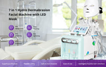 7-in-1 Hydra Dermabrasion H2O2 Aqua Peeling Beauty Machine Facial Rejuvenation