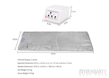 3 Zones Infrared Sauna Blanket Body Shape Detox Machine