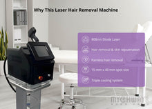808nm Diode Laser Hair Removal Machine For Permanent Painless Hair Removal