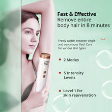 IPL Hair Removal Device Sapphire Ice-Cooling Painless Permanent Result for Women and Men Face & Body At-Home Use