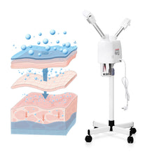 Pro Hot&Cold Ozone Vaporizer Facial Steamer Skin Rejuvenation Beauty Machine