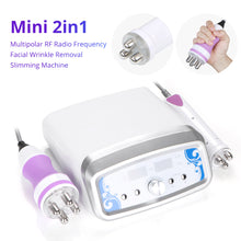 Mini 2 In1 Multipolar RF Radio Frequency Facial Wrinkle Removal Body Shaping Machine