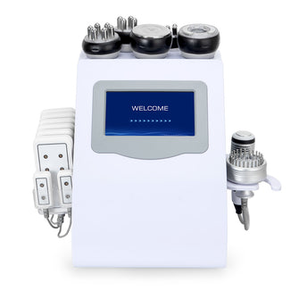 9 In 1 80k Cavitation Machine With RF Vacuum Laser Lipo Pads For Body Contouring