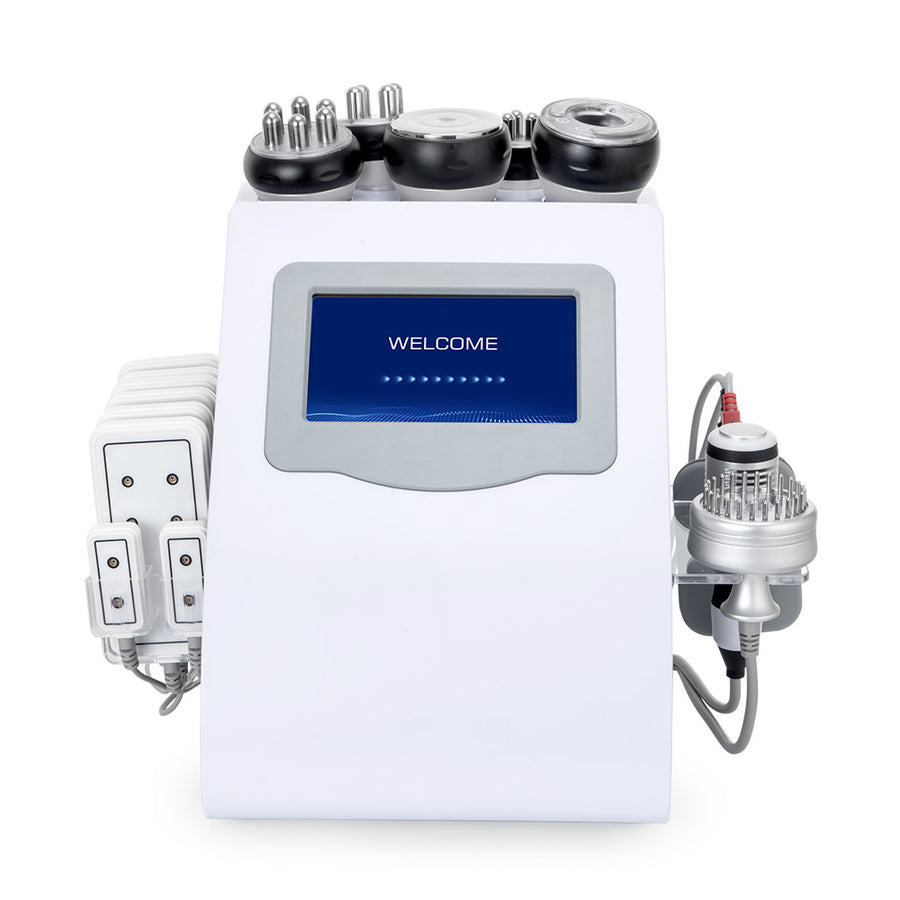 10 In 1 80k Cavitation Machine With RF Vacuum Laser Lipo Pads For Body