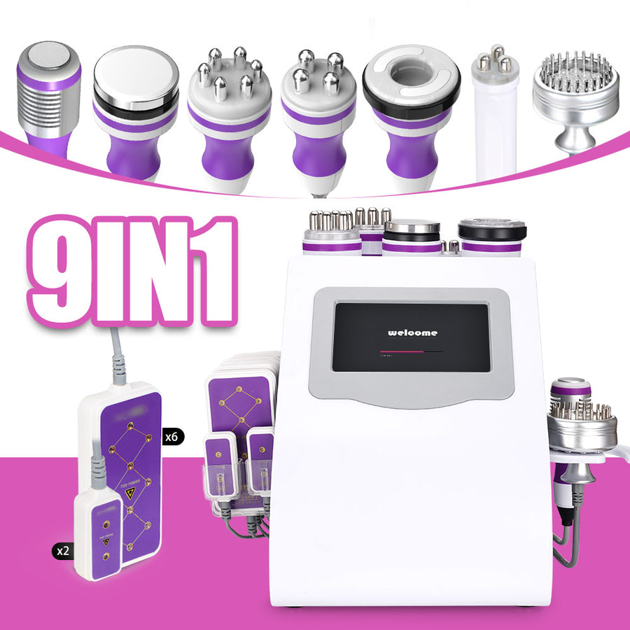 40k Cavitation Machine 9 In 1 RF Vacuum Cold Photon Micro Current Slim