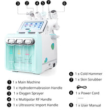 6in1 Hydrodermabrasion Machine For Deep Cleansing Moisturizing Skin Rejuvenation