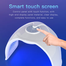 Folding 7 Colors LED Light Therapy Spectrometer with Near-Infrared Light & Nano Cold Spray Skin Rejuvenation for Spa Use