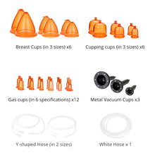 Vacuum Therapy Machine With 24 Cups for Scrapping Cupping Therapy Butt Breast Lift