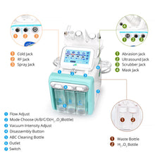 7-in-1 Hydra Dermabrasion H2O2 Aqua Peeling Beauty Machine Facial Rejuvenation
