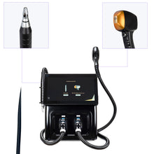 Professional tattoo machine with attachments on a white background