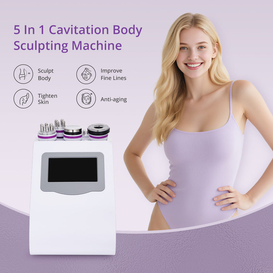UNOISETION エステ複合機 6 IN 1 Unoisetion Cavitation 2.0 Vacuum R-F Slimming Machine