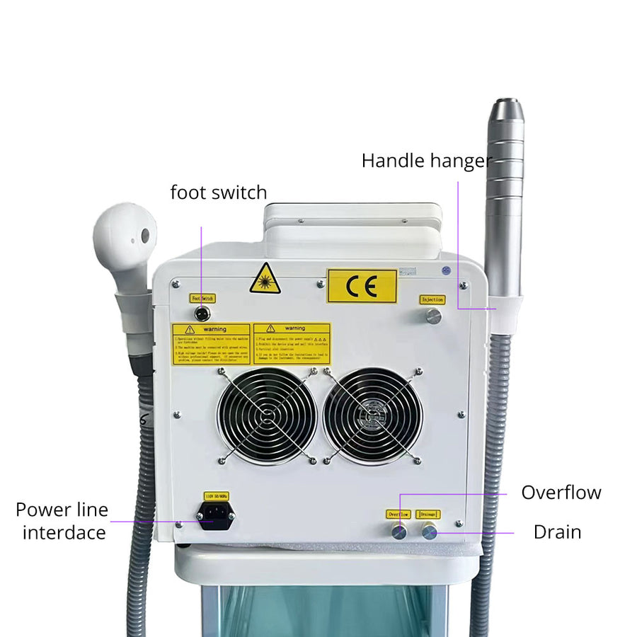 2 In 1 Diode 808nm Laser Hair Removal Machine Pico Skin Rejuvenation M