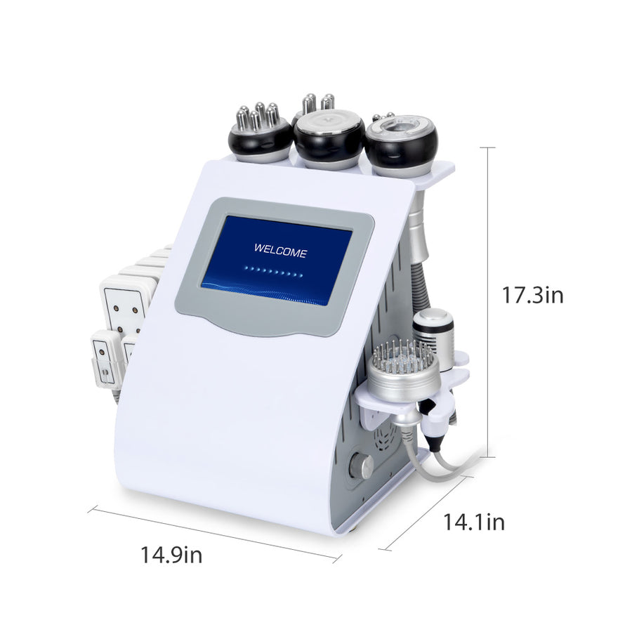 9DHIFE LIPO フェイシャル ライポソニックス 業務用 美容家電 中古品 9 In 1 80k Cavitation Machine With RF Vacuum Laser Lipo Pads For Body