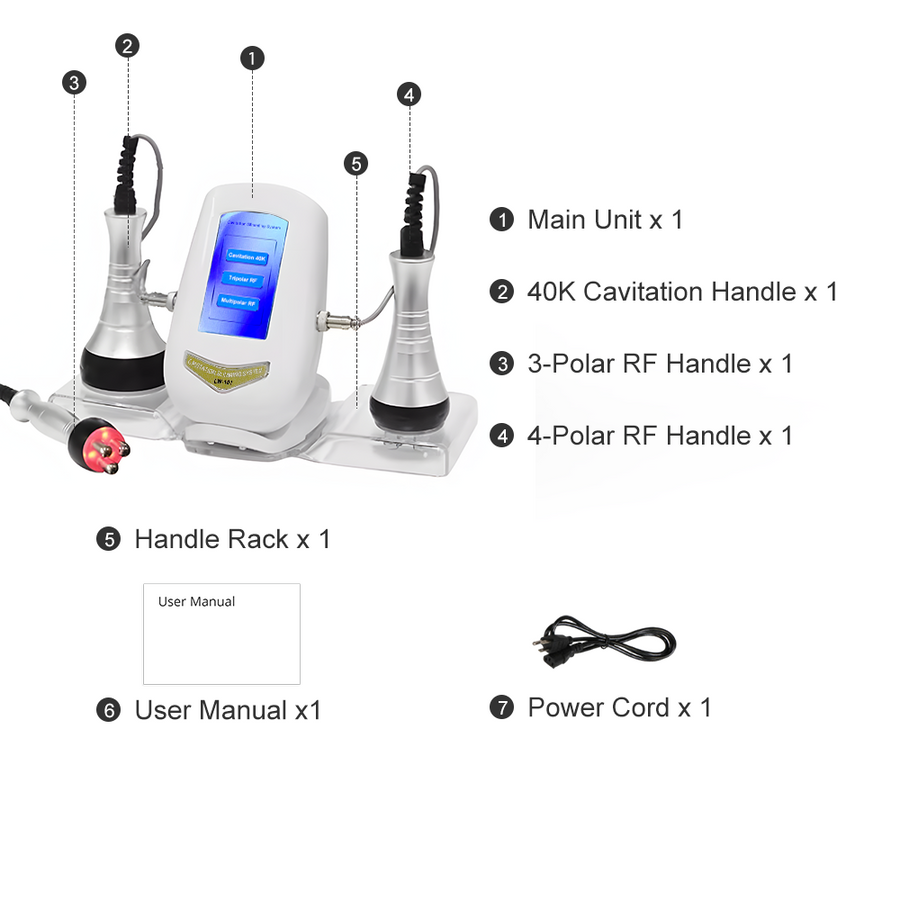 3 In 1 Ultrasonic Cavitation Machine For Body Contouring Skin Tighteni
