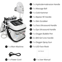 11 In 1 Hydrodermabrasion Beauty Skin System For Facial Care Skin Rejuvenation