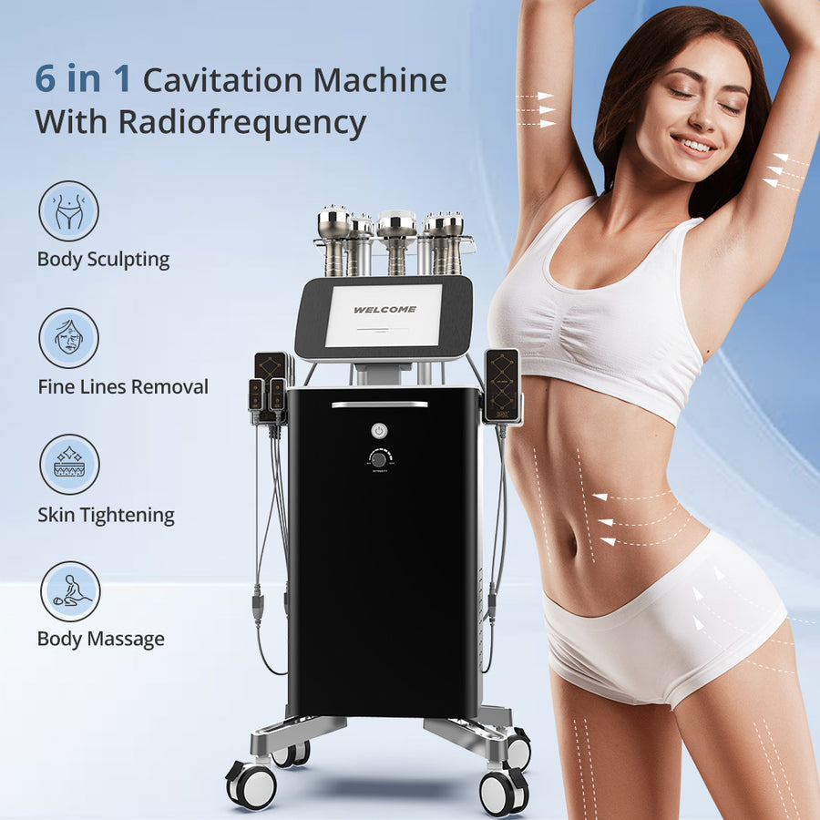 6 in 1 40k Cavitation Machine with Radio Frequency for Body Sculpting