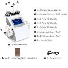 6 In 1 80k Cavitation Machine With Vacuum Radiofrequency For Body Cont