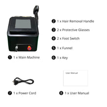 808nm Diode Laser Hair Removal Machine For Permanent Painless Hair Removal