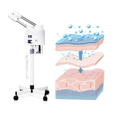 Pro Hot&Cold Ozone Vaporizer Facial Steamer Skin Rejuvenation Beauty Machine