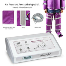 detail of pressotherapy machine
