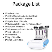 packing list of lipo laser cavitation machine