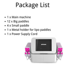 packing list of professional laser lipo machine