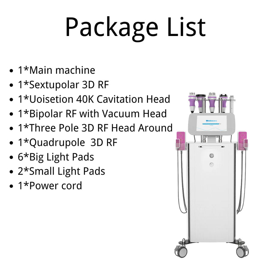 6 in 1 Professional Ultrasonic Cavitation Machine | Surebeauty