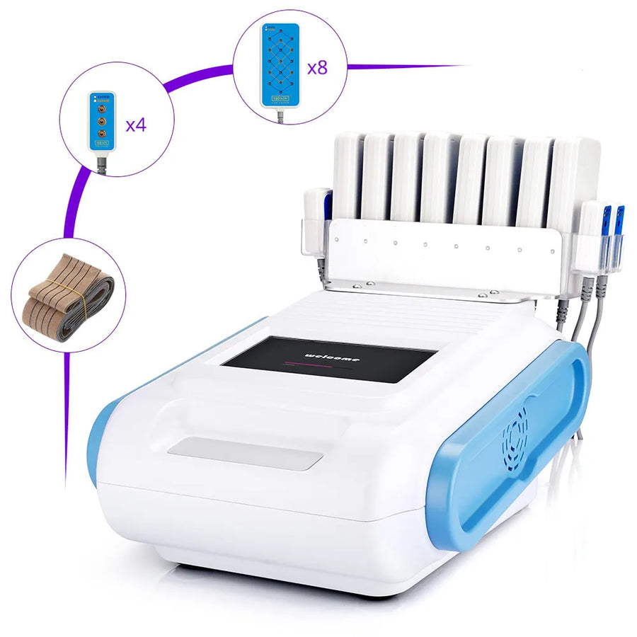Dual Wavelength 650nm 980nm Lipo Laser Machine With 12 Pads