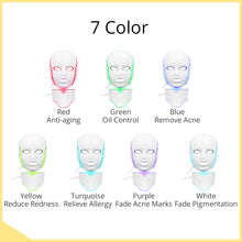 7 Colors Home Use LED Light Therapy Mask Remote Control Surebeauty