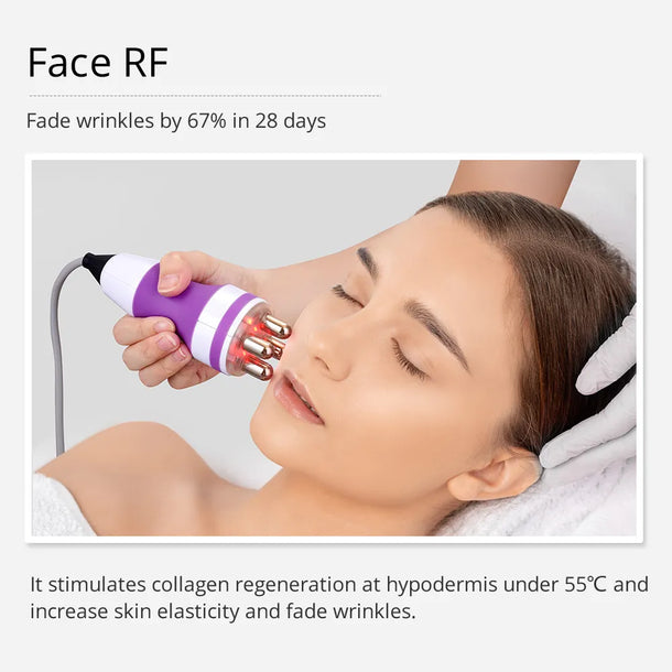facial RF skin tightening function of ContourMax  cavitation machine